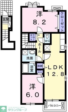 フラットウェルエムズの物件間取画像